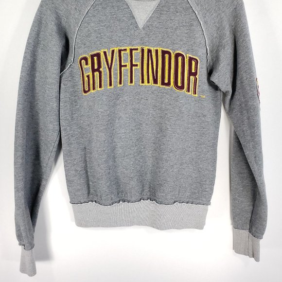 Gryffindor Wizarding World of Harry Potter Sweatshirt Women's XS Gray - Picture 2 of 10